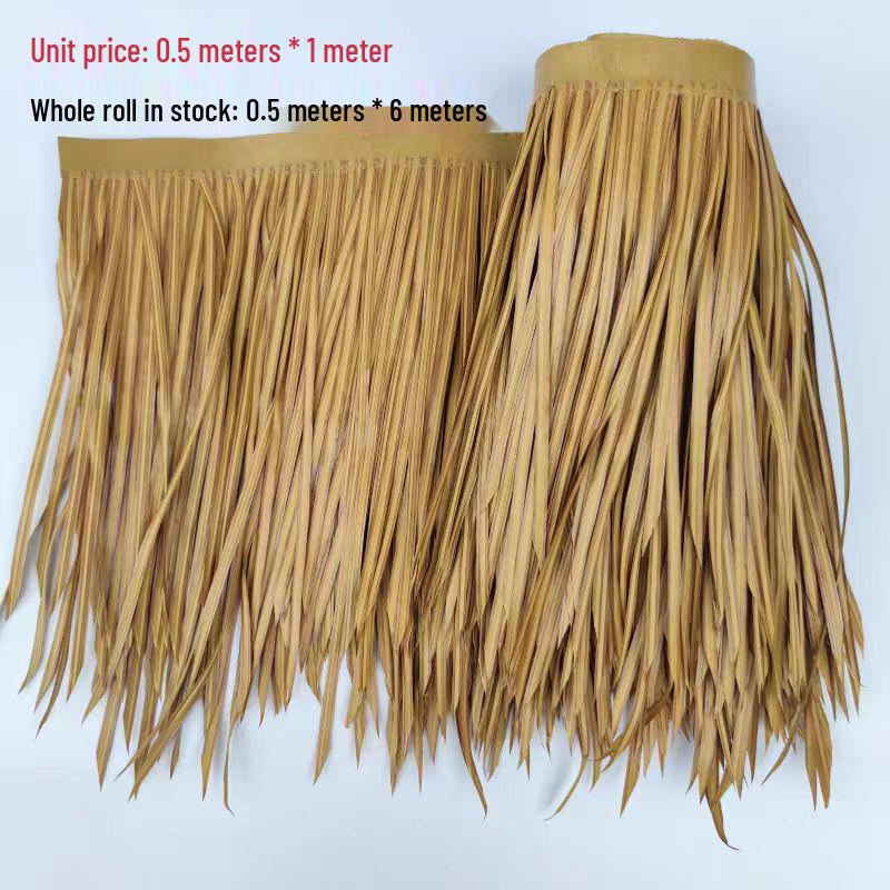 Simulated Fur Thatched Roof Roll for Gazebos and Houses