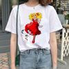 Kawaii Candy Candy Anime Summer Top Tshirt Femen Print T Shirt Grunge Anime Manga T Shirt Top Tees Graphic Aesthetic