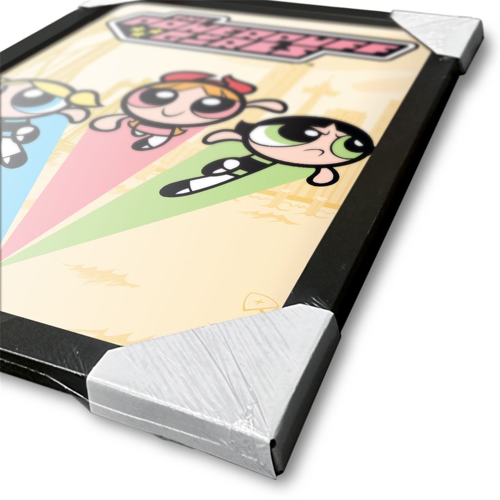 The Powerpuff Girls Group Framed Poster