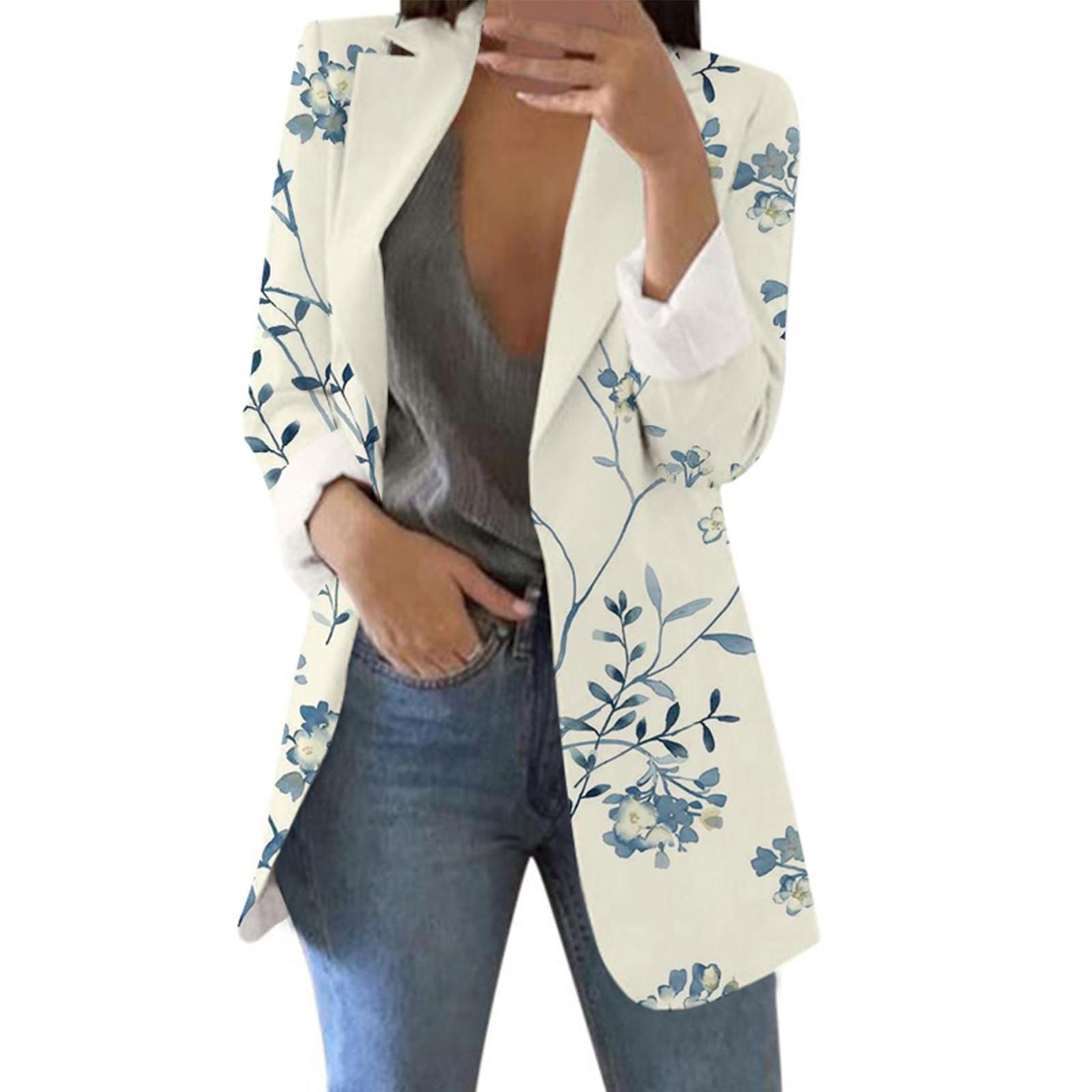 

Женский модный повседневный костюм с принтом, свободный удобный кардиган с длинным рукавом, пальто XXXXL