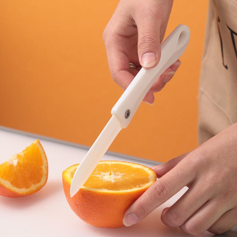 KOMEKI Ceramic Fruit and Melon Knife - Portable and Creative Kitchen Peeler