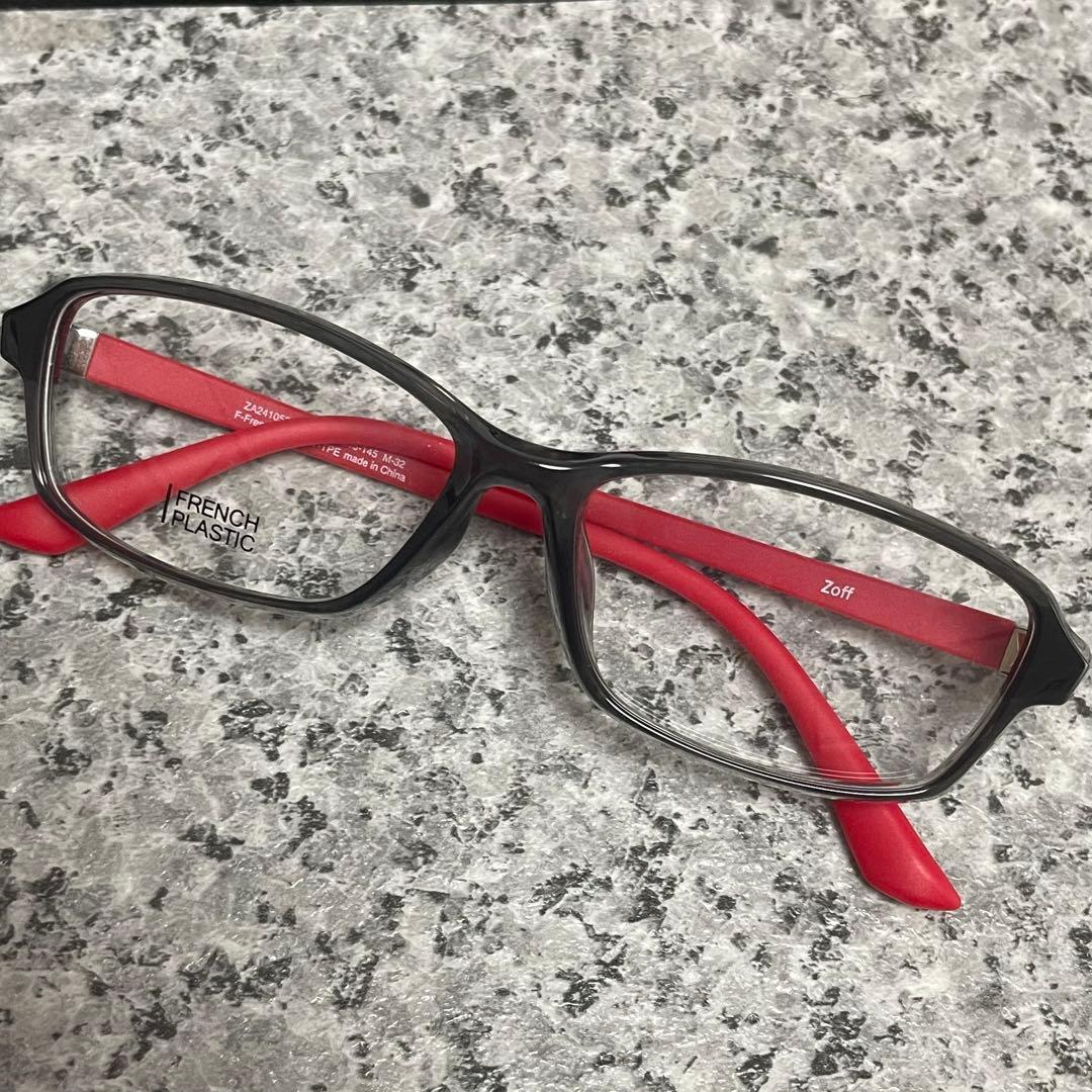 Used zoff Glasses Frame Stylish Cell Frame NEO SPORTY