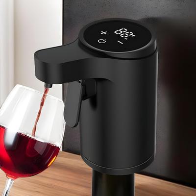 Elektrisk vinautomat Smart pekskärm Automatisk vinluftare 4 justerbara hastigheter Dispenser för familjesammankomster/barer
