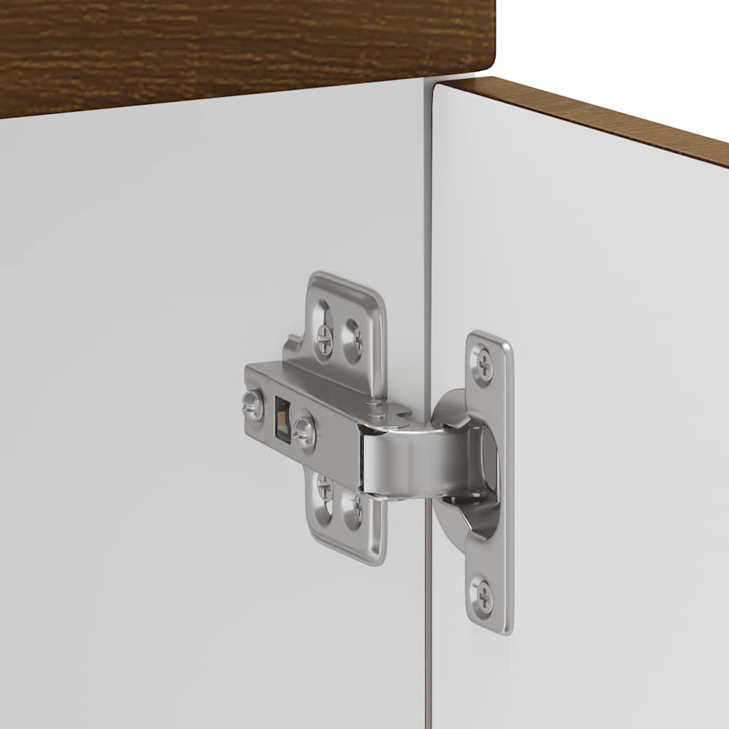 Kalmar Kitchen Base Cabinet Brown Oak Effect Particleboard