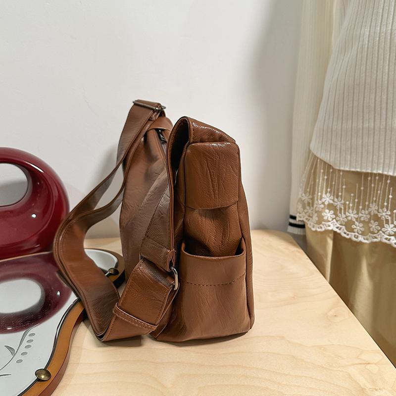 Women's Bag PU Underarm Bag Solid Color Crossbody Bag Shoulder Bag