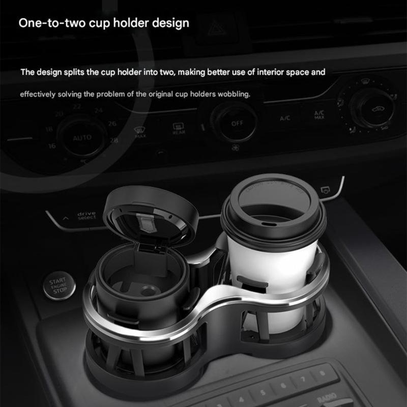 Easy to Clean ABS Materials Car Drink Holder for Long Lasting Use Organized Cabin Storage Solution Preventing Spills During Travel