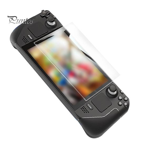 

Закаленная пленка 9H против царапин 0,26 мм Защитная пленка для экрана игровой консоли для Steam Deck чистый