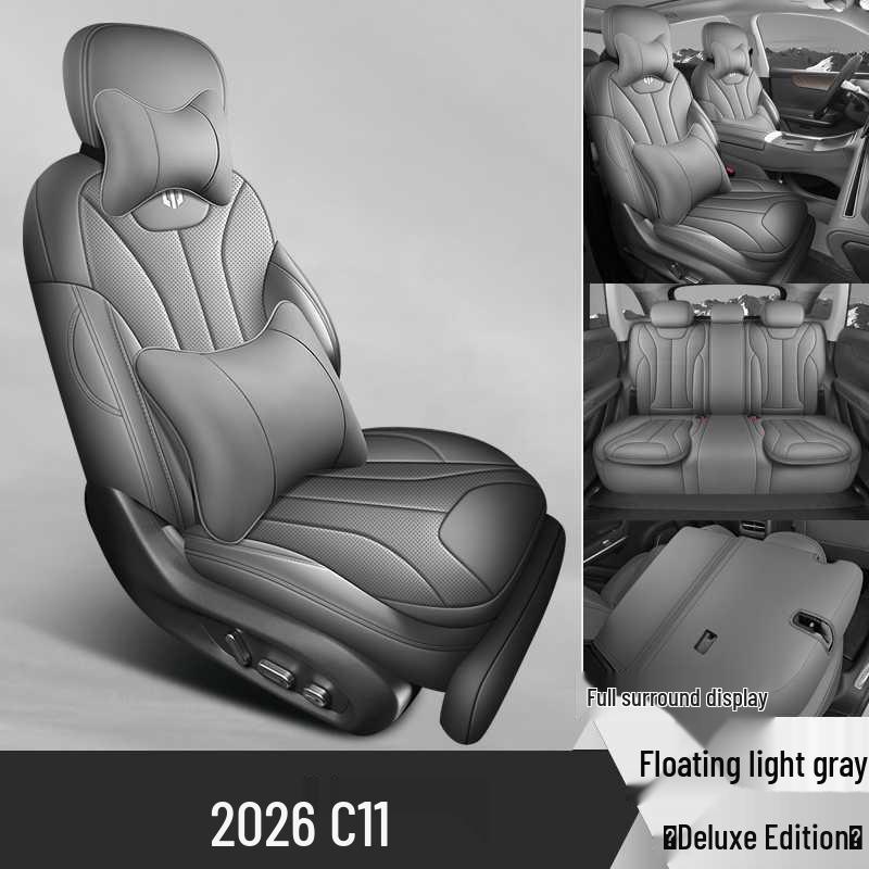 Leapmotor C11 Universal Four-Season Breathable Leather Car Seat Covers Pads (2024-2026)