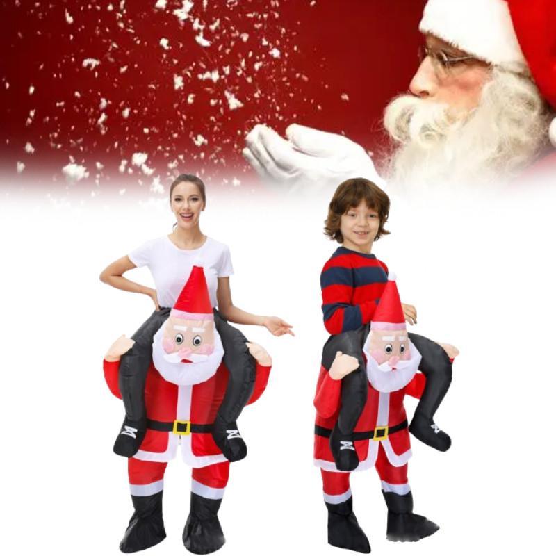 Santa Claus Inflatable Costume For Themed Party Stage Performance Fashion Gift