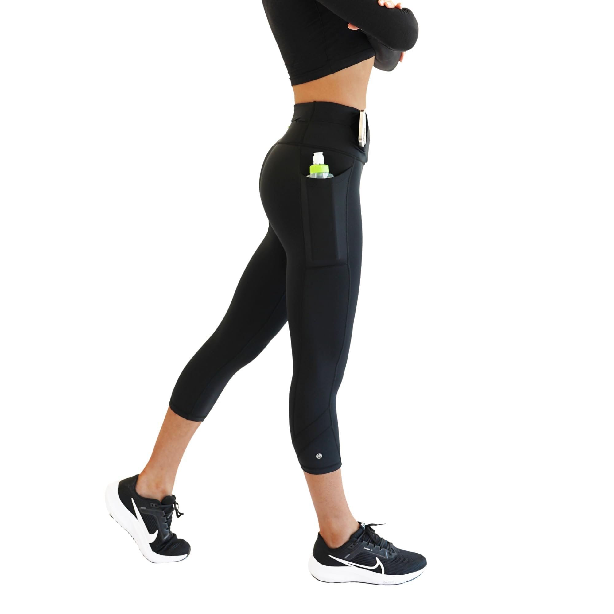 

FlipBelt Sports Leggings FlipBelt Crops Black XS FCB чорний