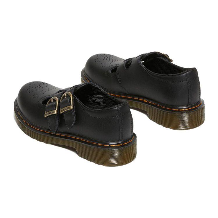 Dr. Martens 8065 Round Toe Buckle Low Top Kids Leather Shoes Kids Shoes Black 30737001