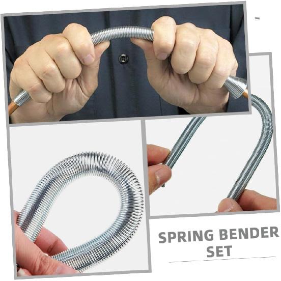 7pcs Set Spring Bender Spring Tube Bender Pvc Brake Line Bending Tool Spring Tool Spring Tube Bender 1/4 Bender Tubing Bender Spring Tube Bender 3/4