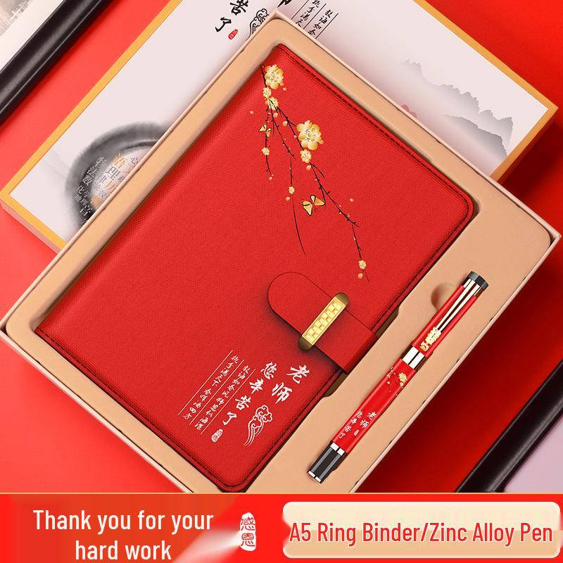 Elegant Notebook Gift Box Set for Female Homeroom Teachers: Graduation & School Anniversary