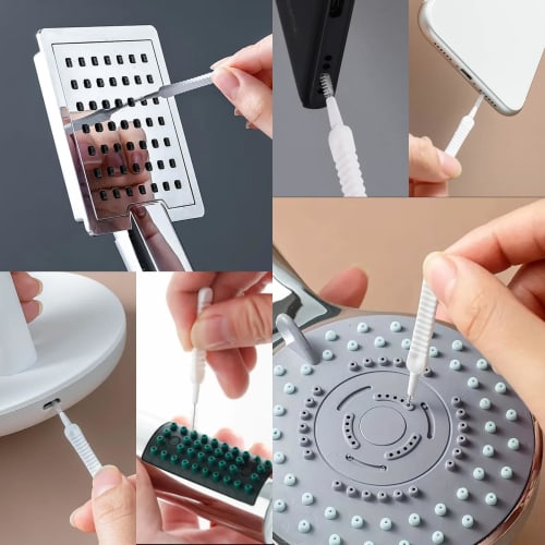 EKIND Shower Head Cleaning Brushes, Multifunctional Small Cleaning Brushes for Bathroom Showers, Cleaning Tools for Home Use (30 Pieces)