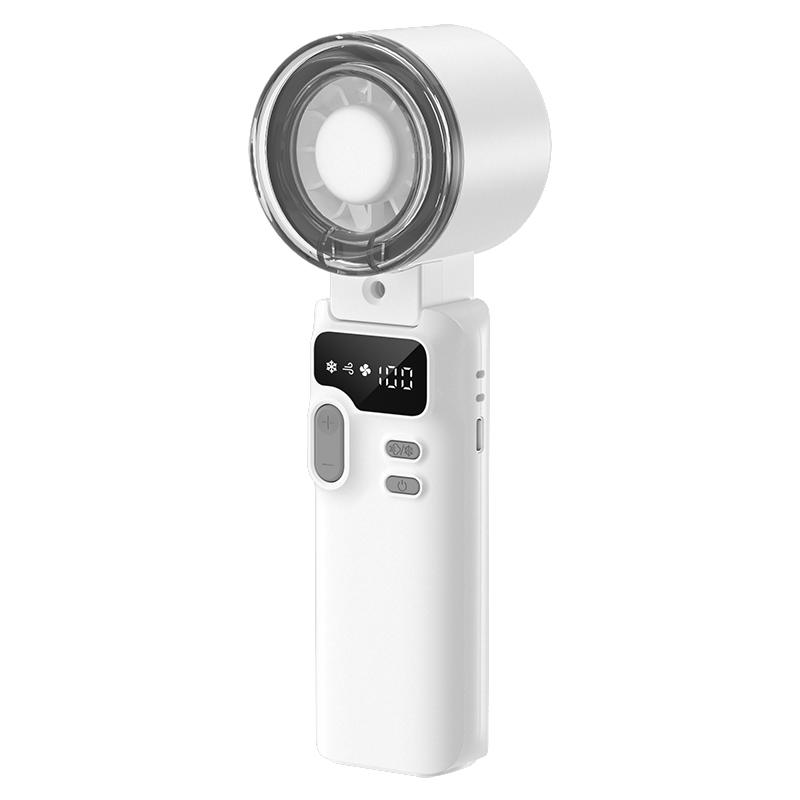 K827 Handheld Fan Home Outdoor Fast Heat Dissipation 199-Gear High Speed Fan with Wind Gear Digital Display