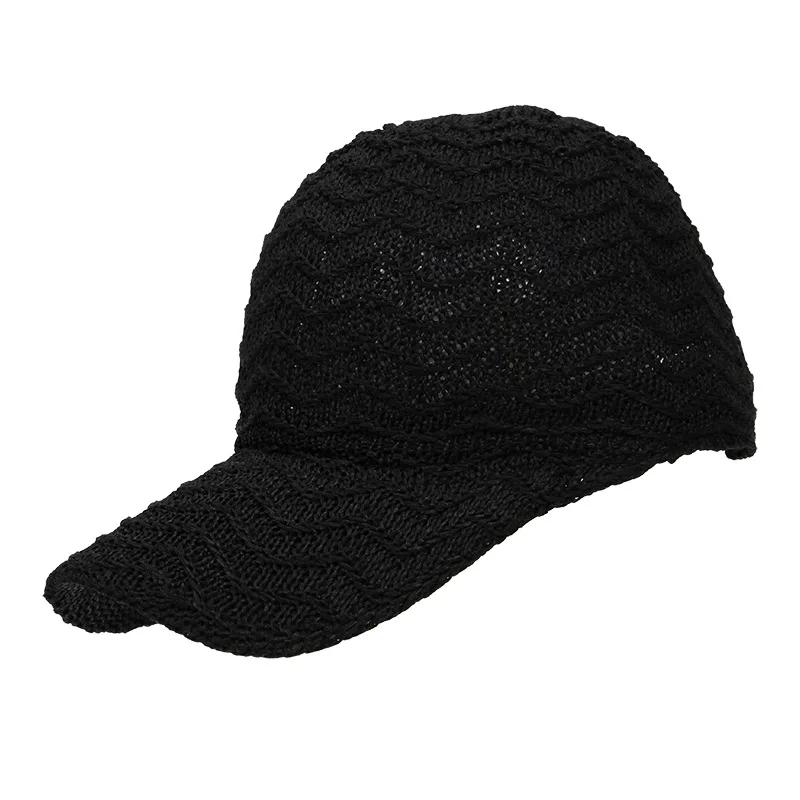 Summer Solid Color Peaked Hats Fashion Women Mesh Breathable Baseball Cap Personality Adjustable Snapback Hat Outdoor Sun Caps