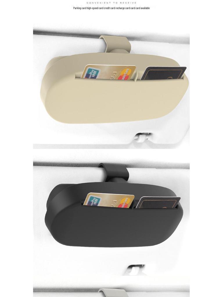 Creative Car Visor Glasses Storage Clip - Multifunctional Holder for Bills, Cards, and Glasses
