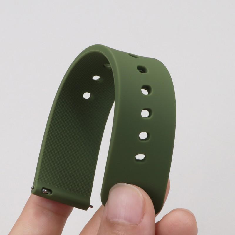 Snabbkopplingsbart Silikonarmband för Samsung & Huawei GT Smartklockor (16-24 mm) Tillgänglig nu