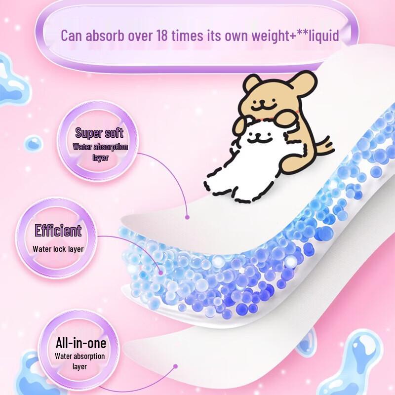 Space 7 Ultra-Thin Puppy Sanitary Pads (8-Pack)