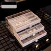 Multi-layer Jewelry Storage Box, Transparent High-end Ring, Stud Earrings, Necklace, Storage Display Rack, Drawer, Jewelry Box.