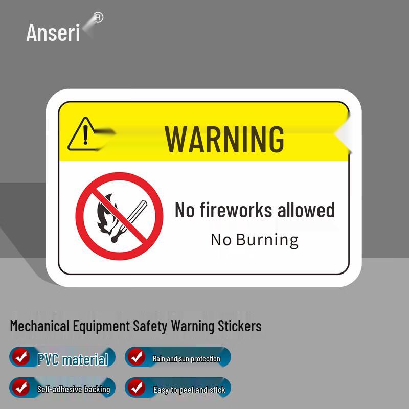 No Smoking PVC Warning Sign