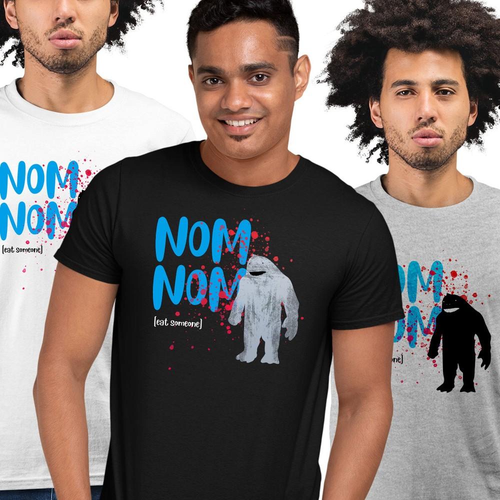 King Shark NumNum Eat Someone Funny Squad Movie Novelty Gift TShirt L