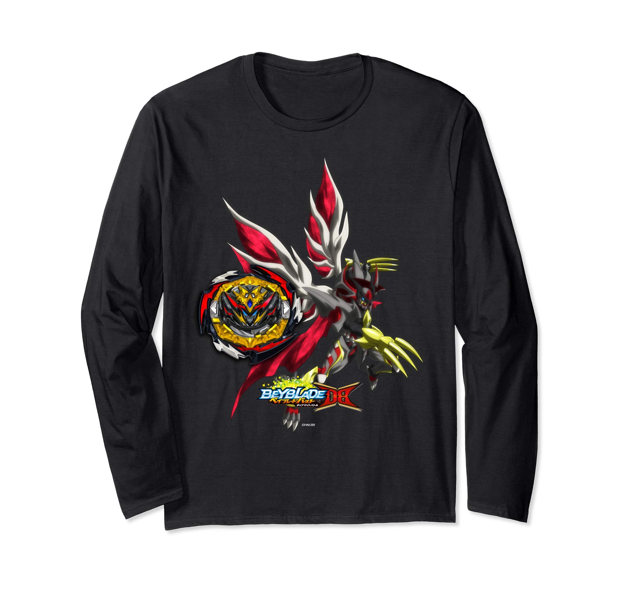 

Beyblade Burst Dynamite Battle Dynamite Belial Bey & Avatar Long Sleeve T-Shirt