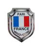 Toyo Mark Seisakusho PARI FRANCE Emblem Sticker Silver 2763