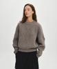 HELEMENT Women'S Cable Knit (Brown)