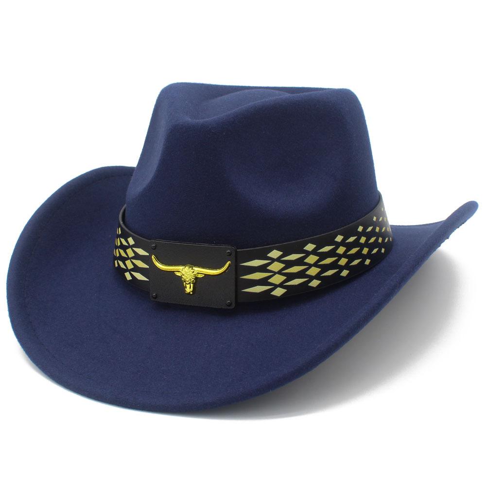 Classic Western Style Cowboy Hat Hard Styling Hat Can Be Worn In All Seasons Outdoor Cycling Travel Visor Versatile Top Hat