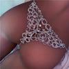Europeisk Og Amerikansk Mote Smykker Ny Bikini Krystall Rhinestone Sexy Hipster Geometrisk Diamant Kroppskjede Midjekjede