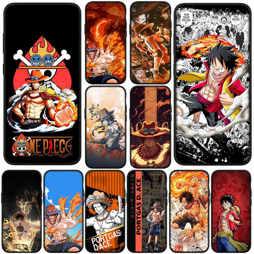 Portgas D Ace One Pieces Luffy Casing Phone Cover for Xiaomi Redmi Note 13 A3 A4 14 Pro Plus 9T 14C 13C 9C NFC + Pro+ 5G 4G Case