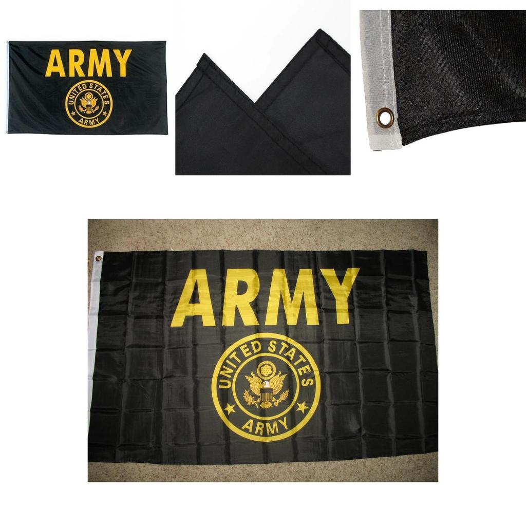 Flagge mit Musterdruck der United States Army aus Polyesterstoff mit Siebdruck für Patriotische Dekoration