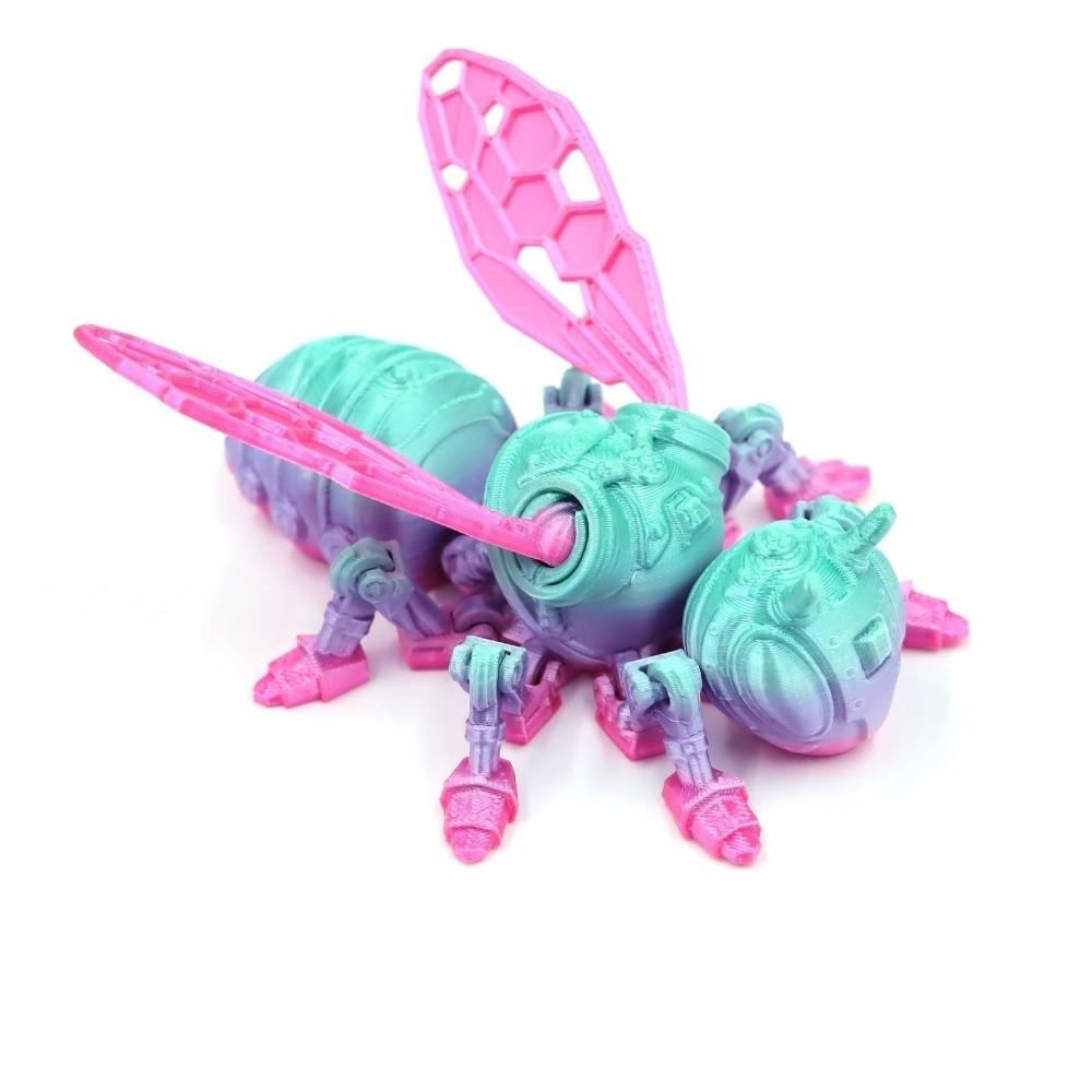 Movable Joint Mechanical Bee Toy Wing Joints Movable Joint Insect Toy  Home Decorations