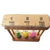 Three-Part Wooden Hourglass Timer: Creative 1, 3, & 5-Minute Chinese-Style Home Decor & Gift