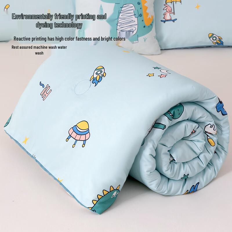 Muji Kids' Antibacterial Cotton Soybean Fiber Summer Quilt