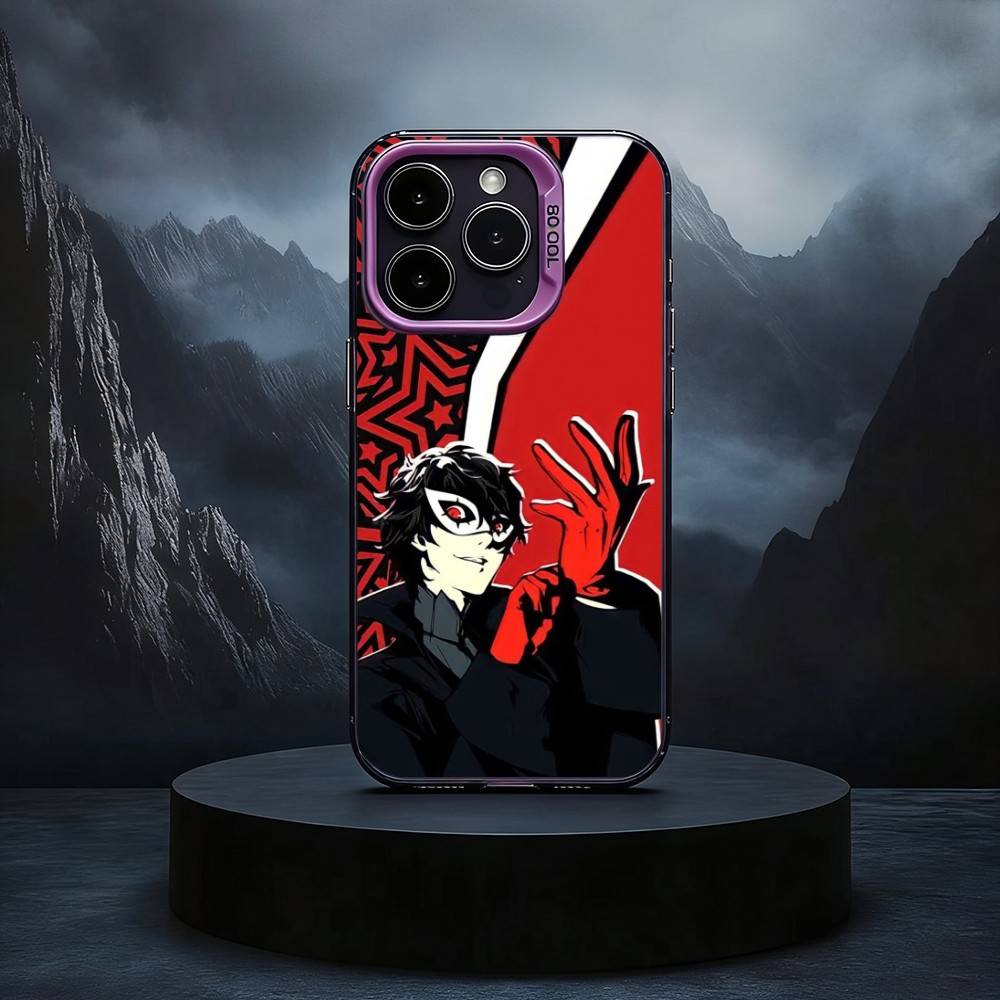 COOL Anime P-Persona 5 Black Candy silver phone case Phone Case For iPhone17,16,15,14,13,12,11 Plus,Pro Max