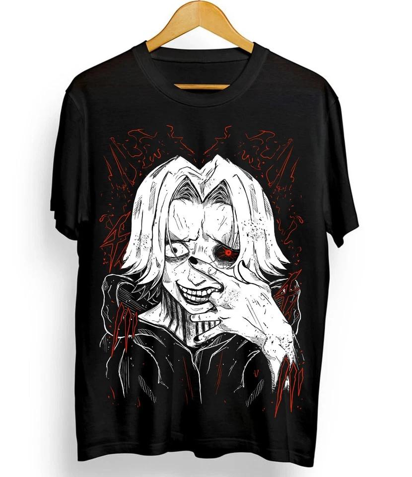 Seidou Takizawa Tokyo Ghoul Strip Anime Unisex Black TShirt S