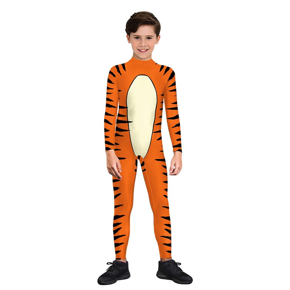 Kids Tiger Jumpsuit Tigger 3D Print