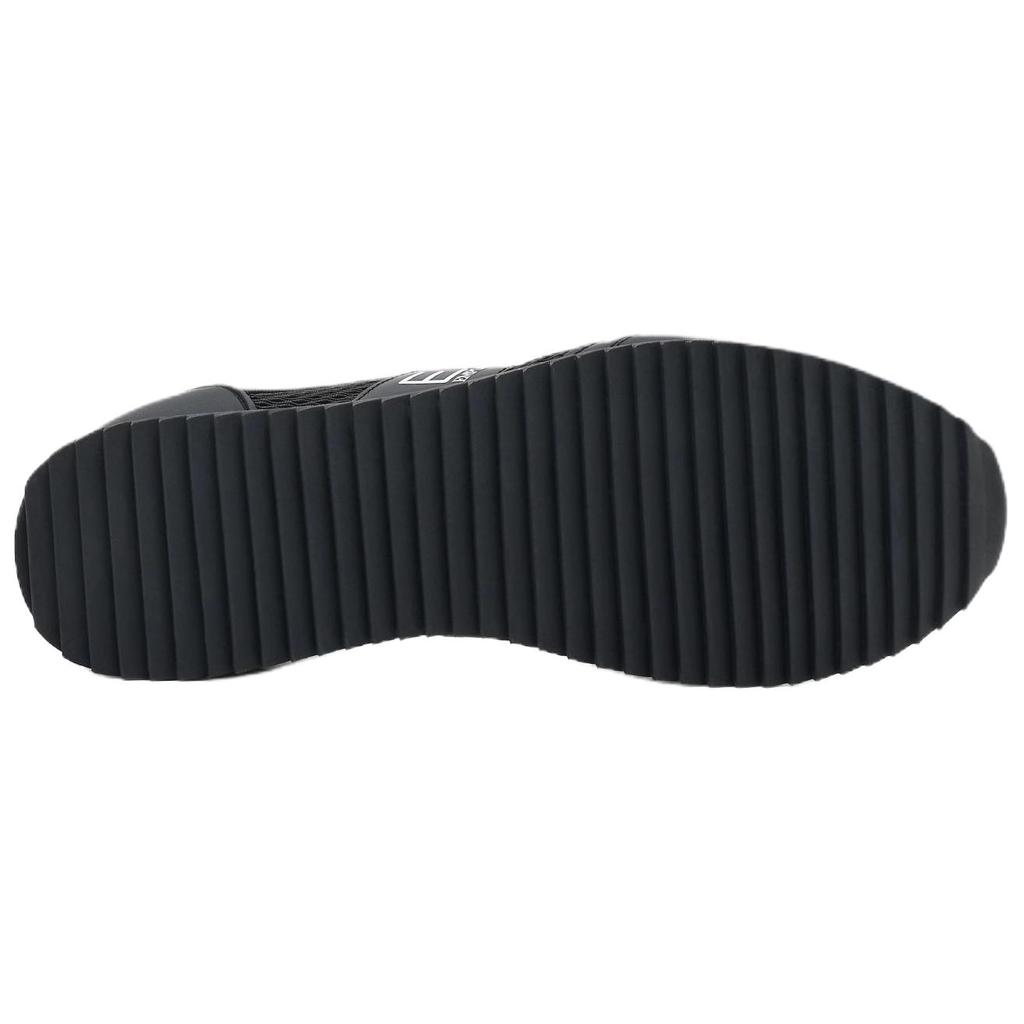 Emporio Armani EA7 Round Toe Lace-Up Color Block Low-Top Casual Shoes Unisex sneakers Black 7X000334AF18610MC001