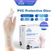 INTCO Disposable PVC Gloves, Household Cleaning And Dishwashing Gloves, Thick And Durable, 50 Pieces/box, Size L