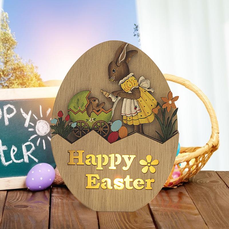 Easter Centerpiece Table Decorations Light Up Wood Carvings Easter Decorations Cute Exquisite Table Decorations Festive Home