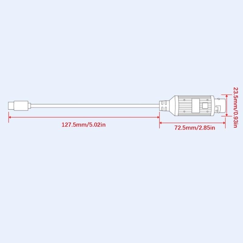 Type C POE Splitter 48V to 5V Power Converter 100Mbps Data for Security Cameras High Efficiency Voltages Conversion