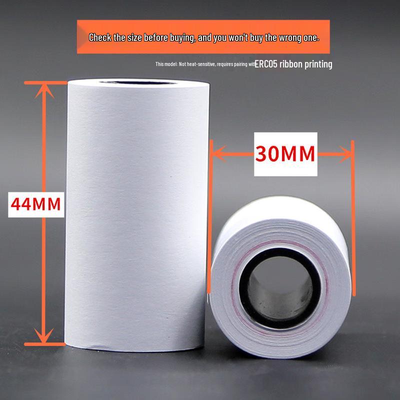 44x30mm Dot Matrix Printer Paper Rolls