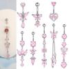 1Set Stainless Steel Navel Ring Navel Stud, Sexy Navel Fastener, Navel Accessory, Piercing Jewelry