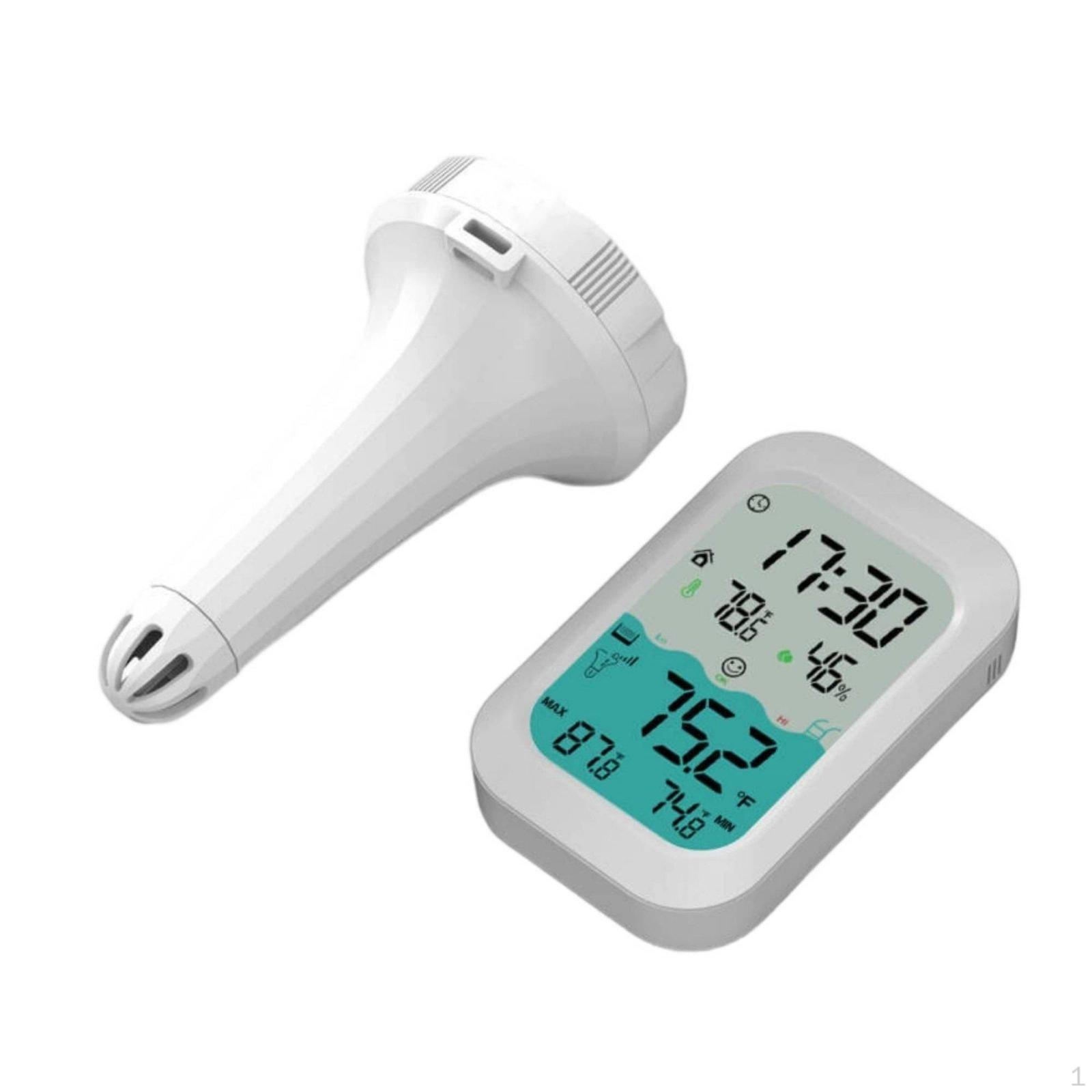 Pool Thermometer Waterproof Temperature Meter Instant Data Buoyant Digital for