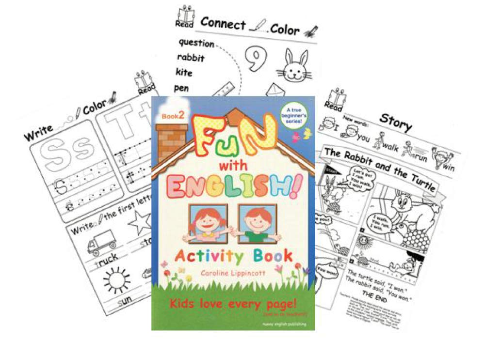 English teaching materials Fun with Workbook 3 level set English!