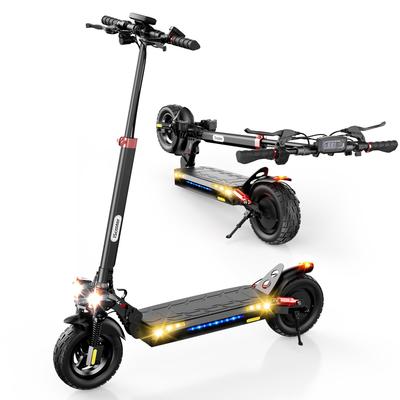 iScooter IX4 Elektroroller 800W Motor 15Ah Akku 10'' Geländereifen Doppelte Federung Max. Geschwindigkeit 25 km/h 40-45 km Reichweite Elektroroller für Erwachsene