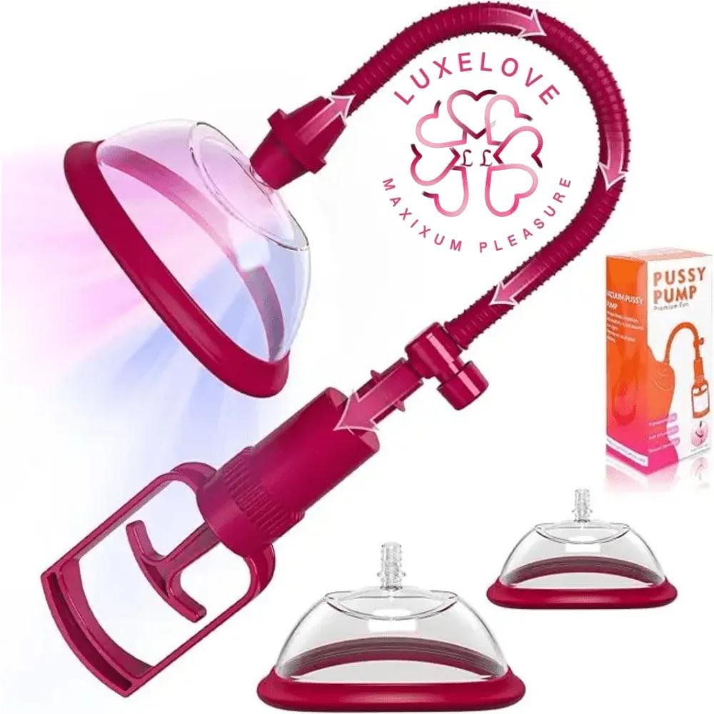 Female Pussy Massager Masturbation Pump Couples Flirting Adult Sex Products Vagina Nipple Sucking Vacuum Pump Sex Toy For Women