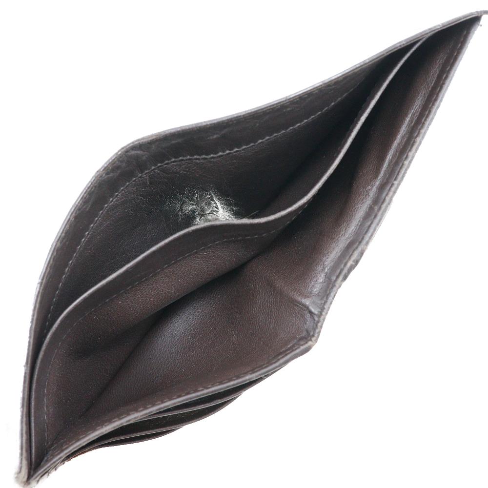 BOTTEGAVENETA Intrecciato Bi-Fold Wallet 193642-V4651 Brown Brown Calfskin mens Used